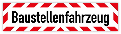 Warnmarkierung fahrzeug - warnmarkierung,