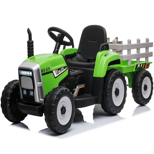 Kinderfahrzeug traktor grün - kinderfahrzeug,