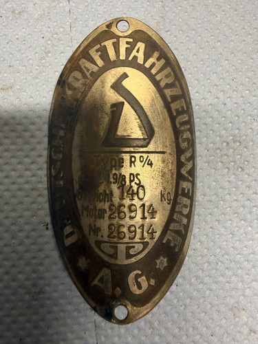 Rad r04 typenschild - d-rad, r0/4