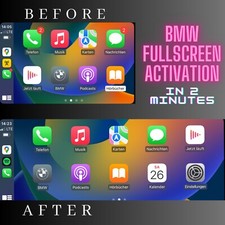 BMW Apple CarPlay Vollbild