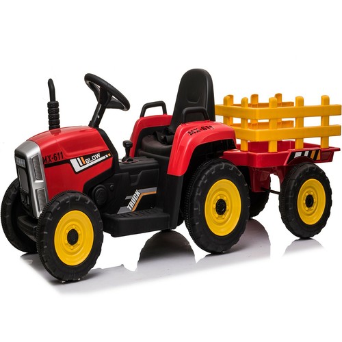 Kinderfahrzeug traktor grün - traktor, +