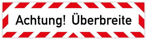 Aufkleber fahrzeug achtung - aufkleber,