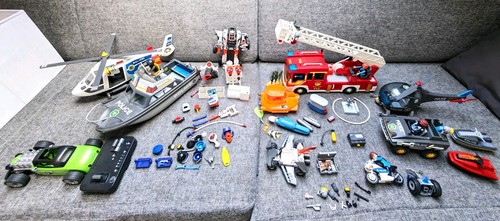 Playmobil polizei feuerwehr - &,