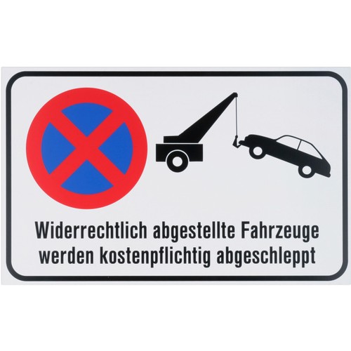Schild widerrechtlich