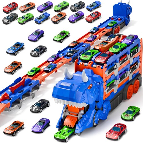 Lkw dinosaurier transport - dinosaurier,