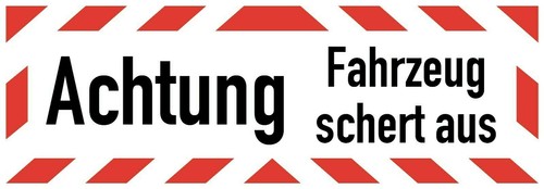 Aufkleber warn hinweis - warn,